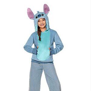 Disney Stitch Halloween Costume Hoodie Top Child Large 12-14 Spirit NWT